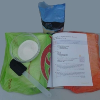 Plastic Bags as Cookbook Protectors